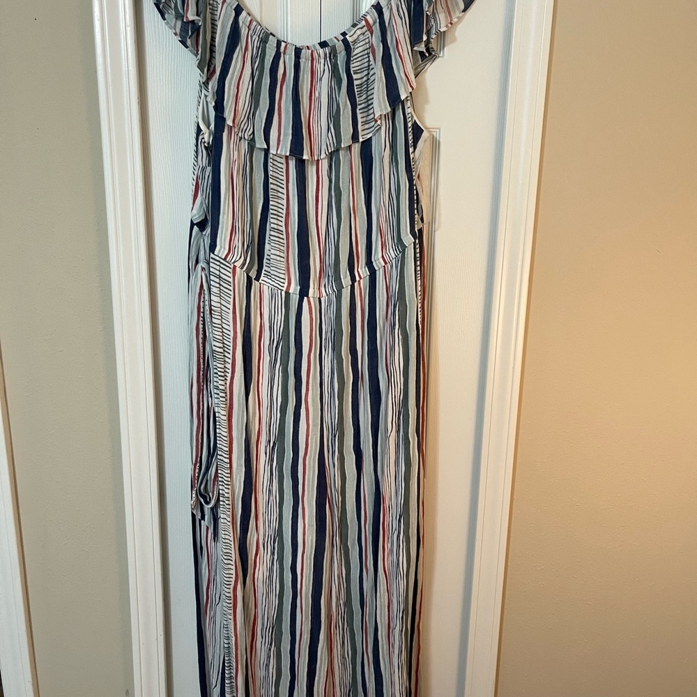 Lane Bryant Multicolor Striped Dress
